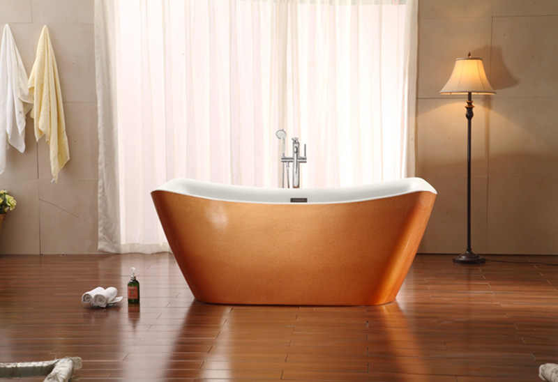 Cazi de baie de lux Pearl Golden de 70 inch